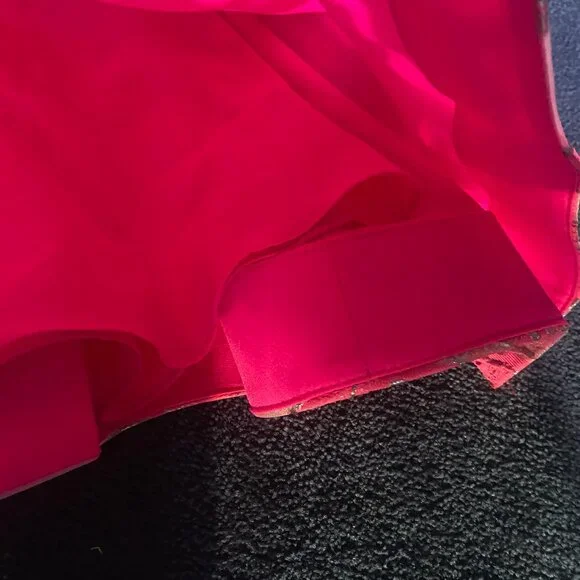 Like NEW ML Monique Lhuillier Amelia Strapless Floral Jacquard Gown Sz 12 - Picture 6 of 9